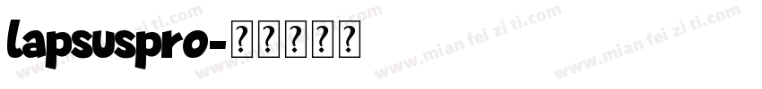 lapsuspro字体转换
