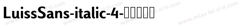 LuissSans-italic-4字体转换