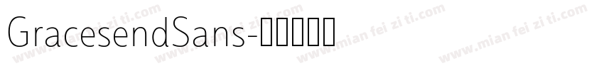 GracesendSans字体转换