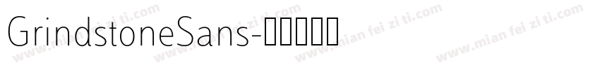GrindstoneSans字体转换