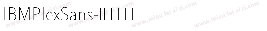 IBMPIexSans字体转换