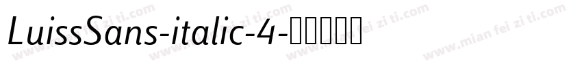 LuissSans-italic-4字体转换