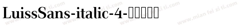 LuissSans-italic-4字体转换