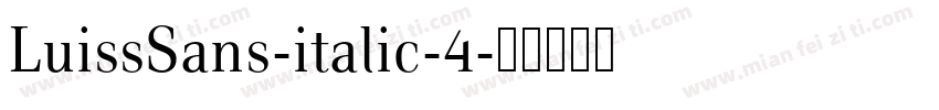 LuissSans-italic-4字体转换