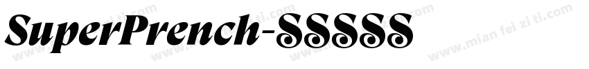 SuperPrench字体转换