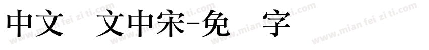 中文华文中宋字体转换