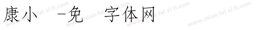 康小丽字体转换