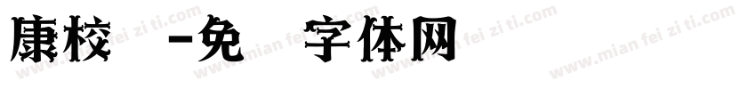 康校长字体转换
