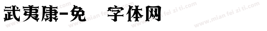 武夷康字体转换