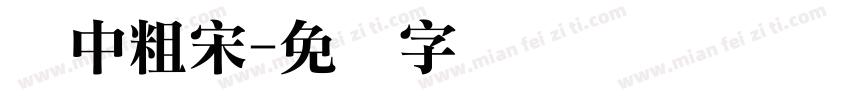 华中粗宋字体转换