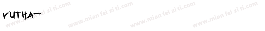 vutha字体转换