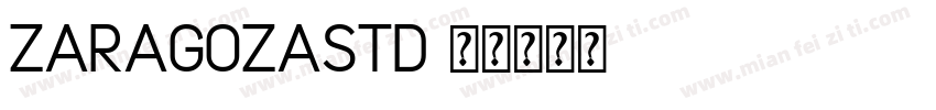 ZaragozaStd字体转换