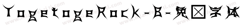TogetogeRock-B字体转换