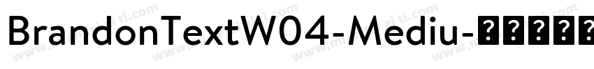 BrandonTextW04-Mediu字体转换