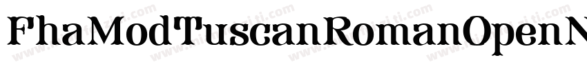 FhaModTuscanRomanOpenNcv-AW37字体转换