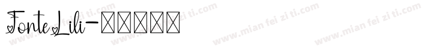 FonteLili字体转换