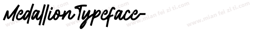 MedallionTypeface字体转换