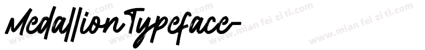 MedallionTypeface字体转换