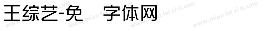 王綜藝字体转换