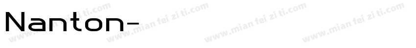 Nanton字体转换