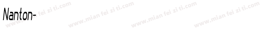 Nanton字体转换