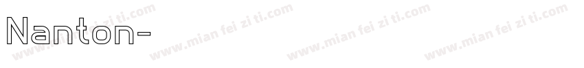 Nanton字体转换