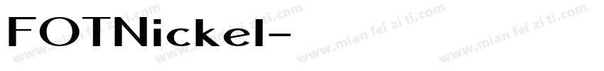 FOTNickel字体转换