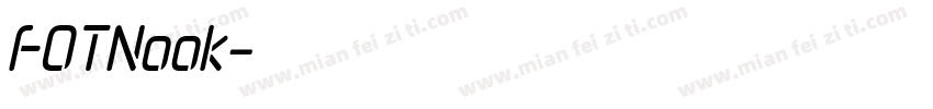FOTNook字体转换