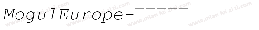 MogulEurope字体转换