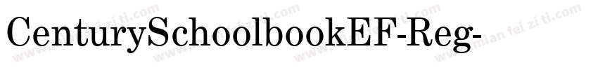 CenturySchoolbookEF-Reg字体转换