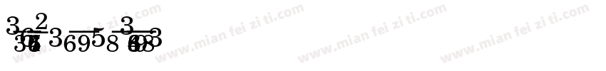 CenturySchlbkCyrilic字体转换