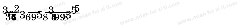 CenturySchlbkCyrillicBT字体转换