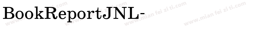 BookReportJNL字体转换