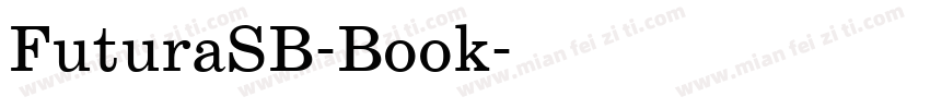FuturaSB-Book字体转换