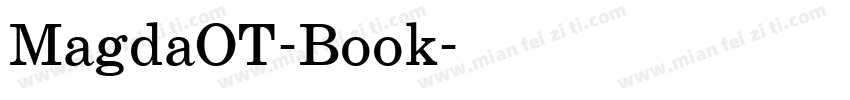 MagdaOT-Book字体转换