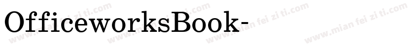 OfficeworksBook字体转换