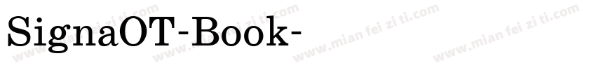 SignaOT-Book字体转换