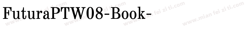 FuturaPTW08-Book字体转换