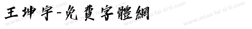 王坤宇字体转换