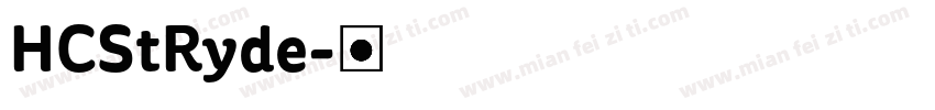 HCStRyde字体转换