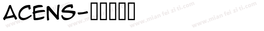 Acens字体转换