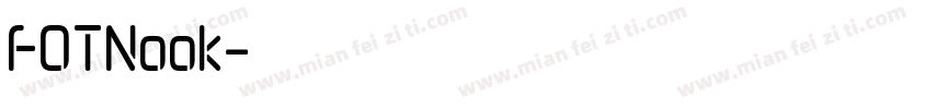 FOTNook字体转换