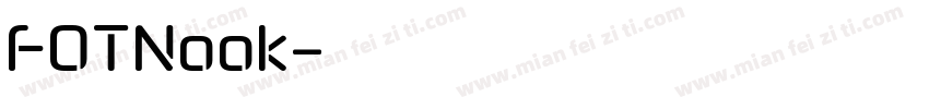 FOTNook字体转换