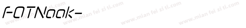 FOTNook字体转换