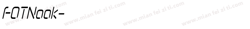 FOTNook字体转换