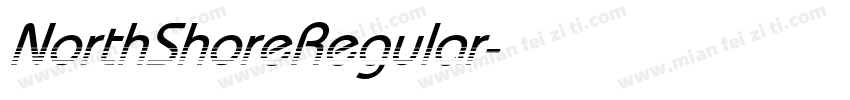 NorthShoreRegular字体转换