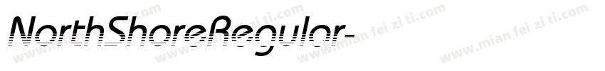 NorthShoreRegular字体转换