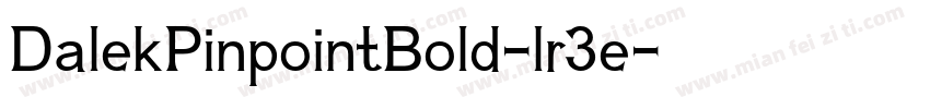 DalekPinpointBold-lr3e字体转换