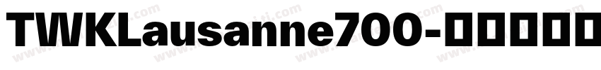TWKLausanne700字体转换
