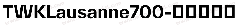 TWKLausanne700字体转换